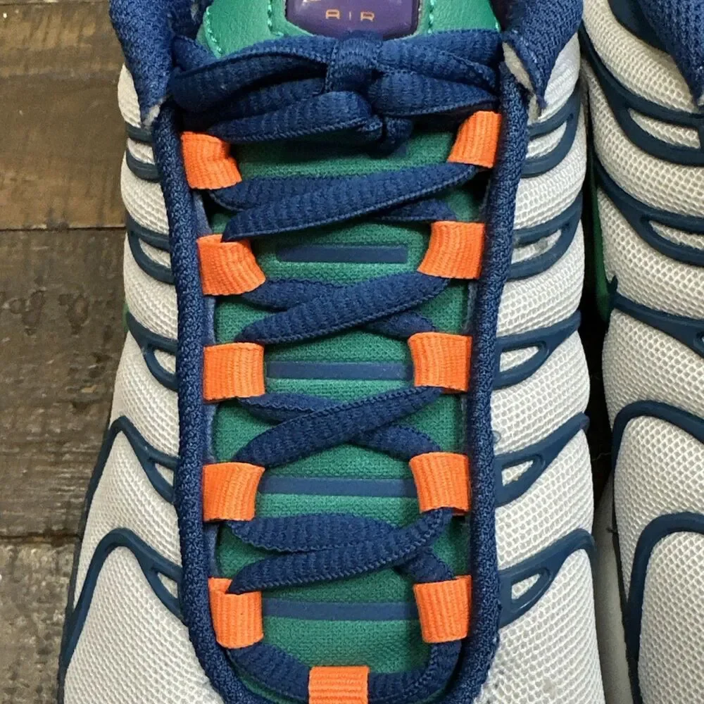 Nike Air Max Plus TN Tuned Air Youth 5.5Y Blue White Orange Sneakers